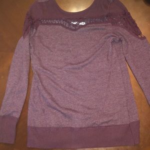 Maroon Long Sleeve Sweater